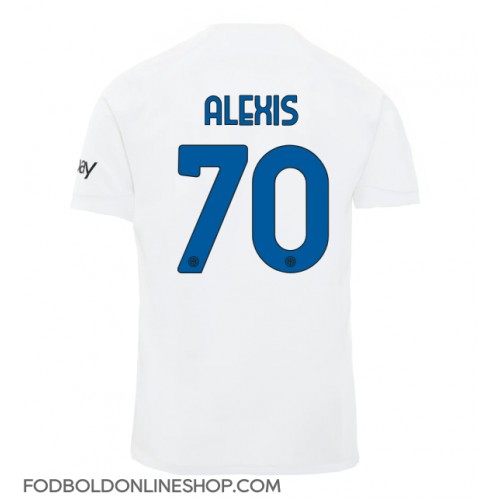 Inter Milan Alexis Sanchez #70 Udebanetrøje 2023-24 Kortærmet